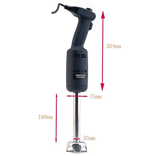  Pro Commercial Electric Big Stix Immersion Blender Hand Held Variable Speed Mixer 220 Watt Power With 6-Inch Removable Shaft, 6-Gallon Capacity(MW220S6)
