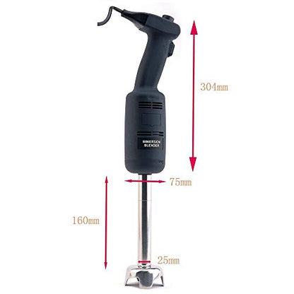  Pro Commercial Electric Big Stix Immersion Blender Hand Held Variable Speed Mixer 220 Watt Power With 6-Inch Removable Shaft, 6-Gallon Capacity(MW220S6)