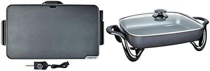 Presto 07072 Slimline Griddle, Black, 22"