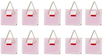  1.25 Inch Invisible Adhesive Plate Hanger Set Vertical Plate Holders For The Wall (10 Pack)