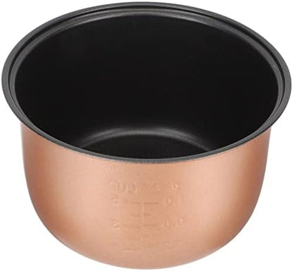  Stainless Steel Cookware Non- Stick Ricer Cooker Pot 3L Household Rice Cooker Inner Pot, Aluminum Alloy Non- Stick Rice Cooker Pot, Rose Gold Stainless Steel Cooking Utensils Pressure Cooker