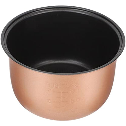  Stainless Steel Cookware Non- Stick Ricer Cooker Pot 3L Household Rice Cooker Inner Pot, Aluminum Alloy Non- Stick Rice Cooker Pot, Rose Gold Stainless Steel Cooking Utensils Pressure Cooker