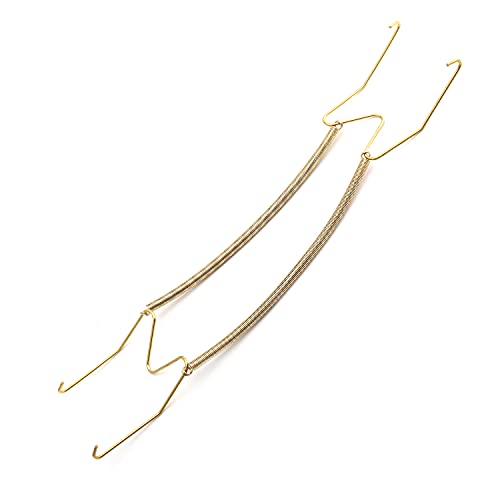 Plate Hanger 15.98" W Type Stainless Steel Plate Hangers Invisible Wall Hooks For Walls Compatible Decorative Plates Hooks Dish Display Holder Golden 5PCS