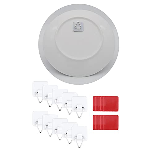  10 Pieces Invisible Plate Hanger Vertical Plate Holders For Plate Pictures Wall Supplies, 1 Inch