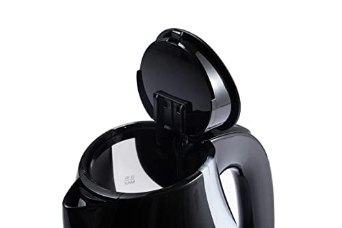  Mini Electric Kettle 0.9L,Kettle Water Boiler,Portable Tea Kettles With Auto Shut Off,Travel Kettle,Personal Kettle,Aiosa Electric Kettle(Black)