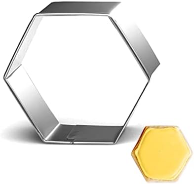  Ee Cookie Cutters Set-3 Inches-7 Piece-Bee, Beehive, Flower, Honeycomb And Honey Jar Stainless Steel Cookie Biscuit Cookie Cutters Molds For Honey Bee Party Decoration Favor