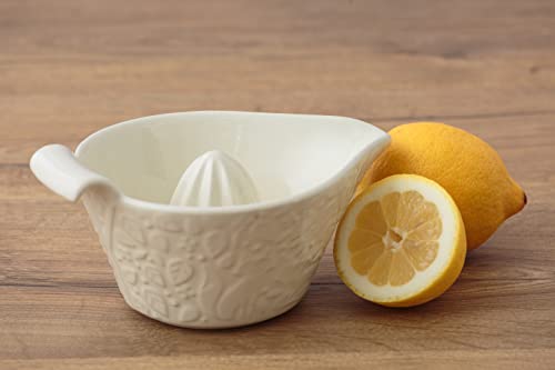 Mason Cash 2001.074 Forest Stoneware Juicer, Cream