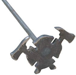  Branding Iron Masonic Masons Symbol Steak Brand Western Cowboy 2 3/4" X 2 1/2"