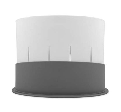 Camco 43513 Countertop Utensil Drainer - Perfect For Storing And Drying Eating Utensils, Sponges, Brushes And Soap - Includes A Perforated Drainer And Base To Keep Countertops Dry, White