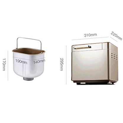  Bread Machine Home Automatic Multi- Function Intelligent Baking Toast Meat Pine Breakfast Dough Mixer