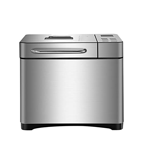  Mbj Bread Maker Stainless SteelAutomatic Bread Maker Programmable Bread Machine With Sizes Fruit Nut Dispenser