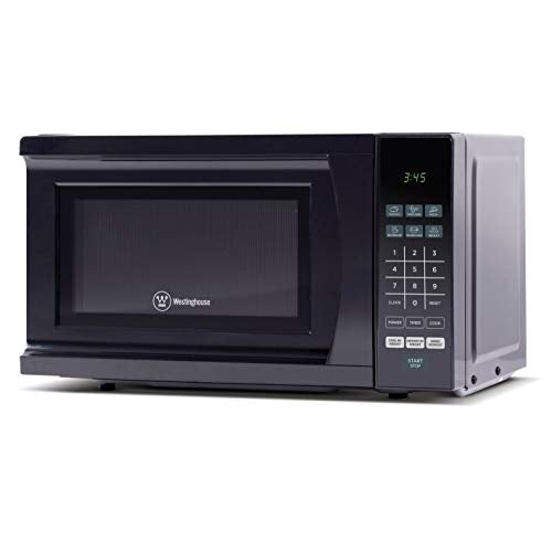 Westinghouse 700 Watt Counter Top Microwave Oven, 0.7 Cubic Feet, Black, WMM7B