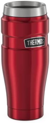 Thermos 4002.248.047 Flask 0.47 Litre Stainless King Flask, Cranberry, 8,4x8,4x19,8 Cm