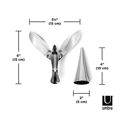 Umbra Tipsy Bottle Opener, One Sized, Chrome
