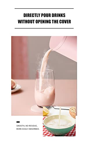  Mini Electric Soybean Milk Maker, Automatic Soy Milk Machine, Fruit Juicer, Rice Paste Maker, Food Blender, 110V, 350ml