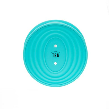  100% Silicone Collapsible Pour Over Coffee Maker Great For Travel, Backpacking, Camping, Vanlife (Teal)