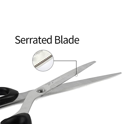  Korean Heavy Duty Kitchen Shears, Multipurpose Durable Scissors For Cutting Ribs, Pork, And Beef With Serrated Blade, Dishwasher Safe