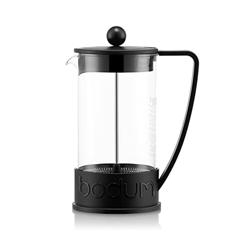  Bodum New Brazil 8-Cup French Press Coffee Maker, 34-Ounce, Black