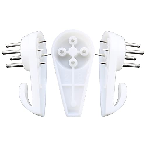  Plate Hanger 6PCS 8 Inch Wall Plate Hangers And 6PCS Wall Hooks For 7.5 To 8.5 Inch Decorative Plates, Antique China, Antique Plates And Arts, Golden