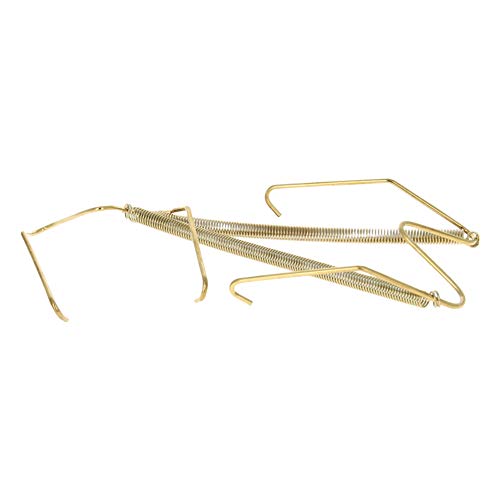  1PCS Plate Hanger 13.98" W Type Stainless Steel Plate Hangers Invisible Wall Hooks For Walls Compatible Decorative Plates Hooks Dish Diaplay Holder Golden