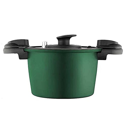 Non-stick Soup Pot, Stew Pot, Household Soup Pot, Induction Cooker Gas Stove General Gas, Multi-Function Micro-Pressure Cooker Large Capacity (Color : Green)