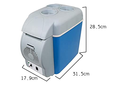  TONPOP 7.5 Liter Mini Fridge Beverage Cooler, 12v Mini Car Freezer For Home, Bedroom, Car, Holiday, Food Drinks, 31.517.928.5cm