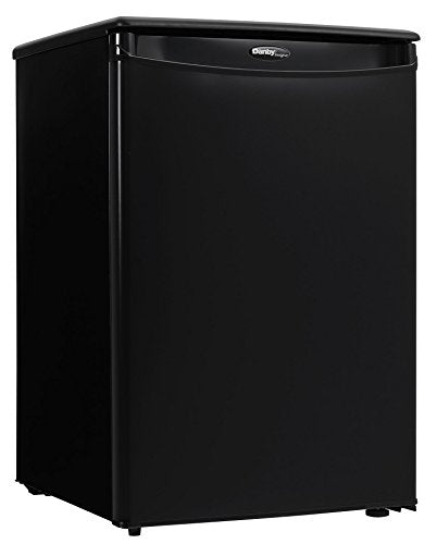  DAR026A1BDD-6 2.6 Cu.Ft. Mini Fridge, Compact Refrigerator For Bedroom, Office, Bar, Countertop, E-Star Rated In Black