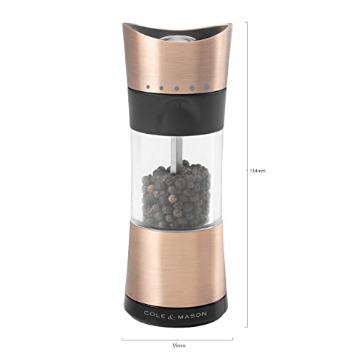 Cole & Mason Inverta Select Copper Horsham Pepper Mill 154 Mm, Copper