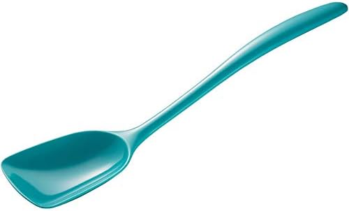  Hutzler 11 Inch Melamine Flat-Front Spoon, Cobalt Blue