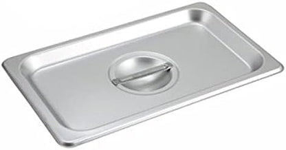  6-inch 1/2 Half-Size 22 Gauge Stainless Steel Anti-Jam Steam Table Pan With Lid