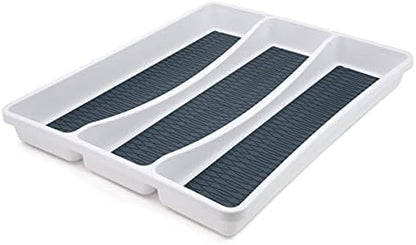  Basics 6 Compartment Drawer Organizer, Star Blue