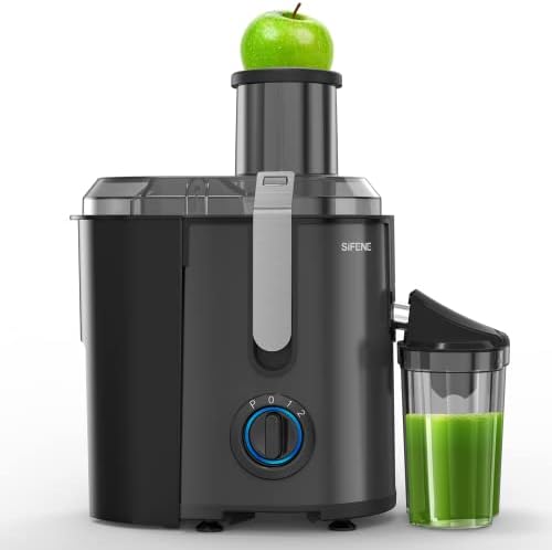  Juicer Machine, 800W Centrifugal Juicer With 3.2" Big Mouth For Whole Fruits And Vegetable, SIFENE Ultra Power Juice Extractor With 3 Speeds Settings, Celery Juicer, Carrots Juicer, Easy To Clean