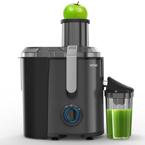  Juicer Machine, 800W Centrifugal Juicer With 3.2" Big Mouth For Whole Fruits And Vegetable, SIFENE Ultra Power Juice Extractor With 3 Speeds Settings, Celery Juicer, Carrots Juicer, Easy To Clean