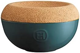 Emile Henry 0.5 Qt. Salt Celler + Cork Lid | Burgundy