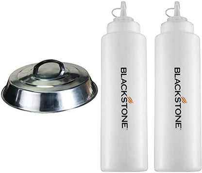 Blackstone Griddle Accessories - 12 Inch Round Basting Cover - Stainless Steel - Cheese Melting Dome And Steaming Cover - Best For Use In Flat Top Grill Cooking Indoor Or Outdoor