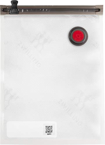 Zwilling Fresh & Save Set 30-pc Vacuum Sealer Bag For Food, 1/2 Gallon, Sous Vide Bag, Reusable Food Storage Bag For Meal Prep, Reusable Snack Bags, Dishwasher Safe, Small, Clear