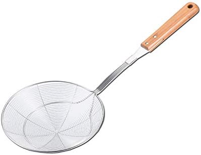  Enta Kitchen 7 Inch Fine Mesh Strainers, Premium Stainless Steel Colanders And Sifters For Baking, With Reinforced Frame And Sturdy Heat Resistant Wooden Handle, Perfect For Sift, Strain,Fried Food