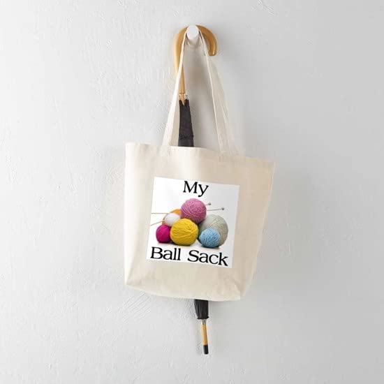  CafePress KNITTING GIFTS Tote Bag Natural Canvas Tote Bag, Reusable Shopping Bag
