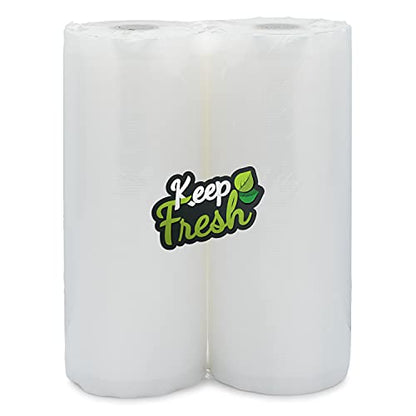 Ood Vacuum Sealer Rolls (8" X 50', 2 Rolls), 3.5mil Food Storage Bags For Sous Vide And Freezer Storage (100 Feet)