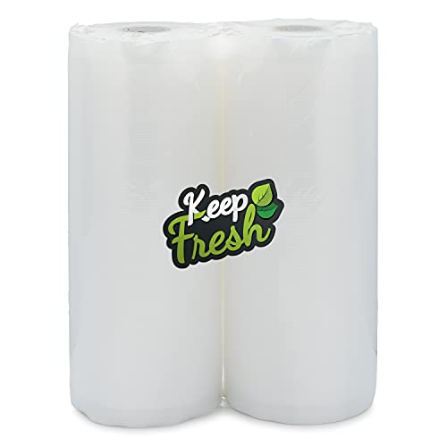  Ood Vacuum Sealer Rolls (8" X 50', 2 Rolls), 3.5mil Food Storage Bags For Sous Vide And Freezer Storage (100 Feet)