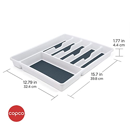  Basics 6 Compartment Drawer Organizer, Star Blue