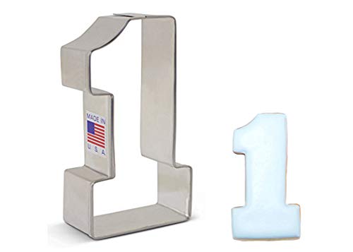 Number One #1 Cookie Cutter, 3.25" Made In USA By Ann Clark
