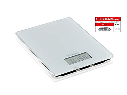 Leifheit Digital Baking Scale, Kitchen Scale, Letter Scale, Compact, Weight-Bearing 5kg, 3174