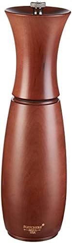  ' Mill Border Grill Salt Mill, Walnut Stain - 8 Inch, Adjustable Coarseness Fine To Coarse, MADE IN U.S.A.