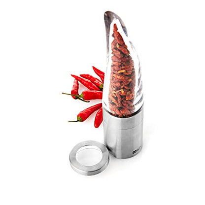 AdHoc Hoc Pepe Stainless Steel And Acrylic Chili Cutter, 8-Inch