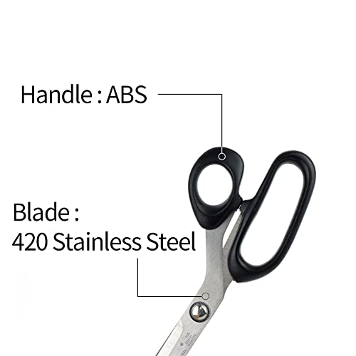  Korean Heavy Duty Kitchen Shears, Multipurpose Durable Scissors For Cutting Ribs, Pork, And Beef With Serrated Blade, Dishwasher Safe
