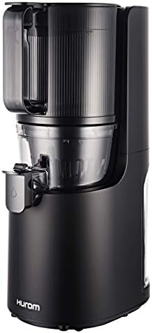  H-200 Easy Clean Electronic Juicer Machine (Silver) - Self Feeding Slow Juicer W Big Mouth Hopper To Fit Whole Fruits & Vegetables - Healthy Living - Rinse Clean No Scrub BPA Free Easy Assembly