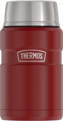 Thermos Stainless King Vacuum-Insulated Food Jar, 24 Ounce, Matte Steel