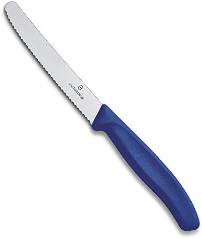 Victorinox Swiss Classic Tomato And Table Paring Knife, 4.3 Inches, Blue