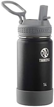  Actives Kids Insulated Stainless Steel Water Bottle With Straw Lid, 16 Ounce, Lilac/Ultra Violet